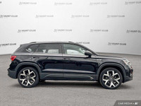 Command attention with the 2022 Volkswagen Taos Highline SUV. This sleek black beauty boasts a panor... (image 7)
