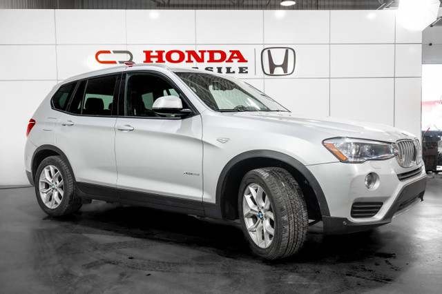 BMW X3 2016 XDRIVE 28I + CUIR + MAGS + CAMERA + A/C + WOW ! ! in Cars & Trucks in Longueuil / South Shore - Image 3