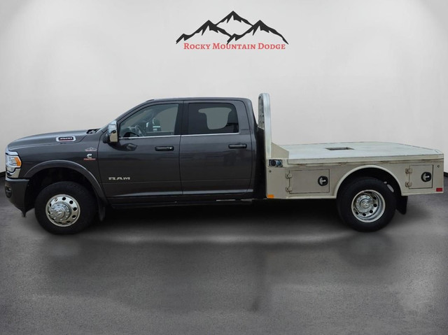 VERY RARE 2024 RAM 3500 CREW CAB LONGHORN DUALLY WITH CM DECK in Cars & Trucks in Red Deer