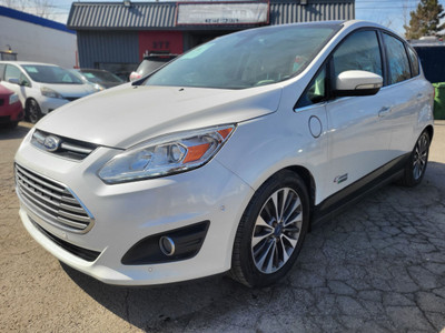 2017 FORD C-MAX TITANIUM**68.00$/SEM**HYBRIDE, CUIR,TOIT OUVRANT