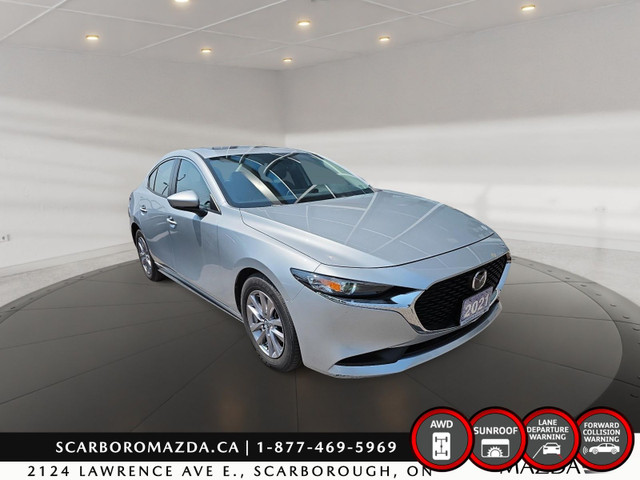 2021 Mazda Mazda3 CPOAWD|NEW BRAKES|SUNROOF|LEATHER|SEDAN|LOW LO in Cars & Trucks in City of Toronto