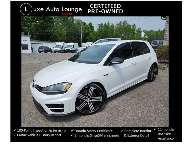 2016 Volkswagen Golf R GOLF R, 6SPD!, NAV, LEATHER, HEATED SEATS in Cars & Trucks in Ottawa