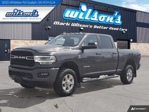 2022 RAM 2500 Big Horn Crew 4X4 | 6.7L Cummins Diesel | Sport | Nav | Heated Steering + Seats | and More !