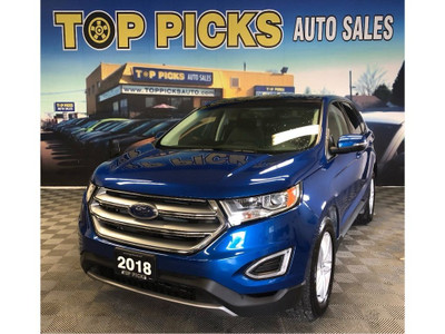  2018 Ford Edge Leather, Sunroof, Navigation, Accident Free!!