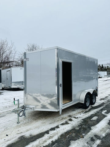 2024 E-Z Hauler 7x14' Enclosed Trailer, Tandem Axle, All Aluminu in Cargo & Utility Trailers in City of Halifax - Image 4