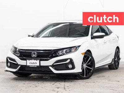 2021 Honda Civic Hatchback Sport w/ Apple CarPlay & Android Auto