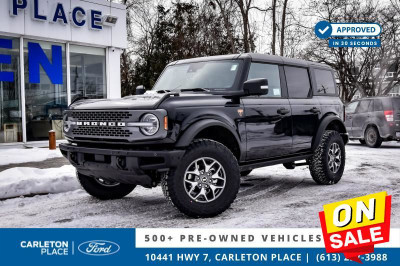 2024 Ford Bronco BADLANDS - Leather Seats - Small Town Feel Big 