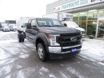  2020 Ford F-550 DIESEL EXT-CAB CAB & CHASSIS WITH 84\" CAB TO A