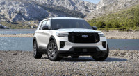 This brand new STAR WHITE METALLIC 2024 FORD EXPLORER ST is powered by a 3.0L V6 ECOBOOST ENGINE THA... (image 3)