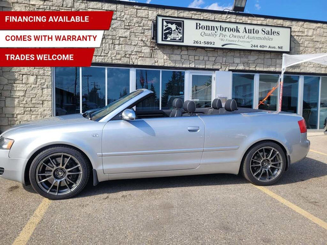 2004 Audi S4 2dr Cabriolet Quattro AWD Man CONVERTIBLE/LEATHER/ in Cars & Trucks in Calgary