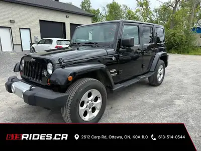 Looking for adventure? This rugged 2013 Jeep Wrangler Sahara from 613 Rides is ready to tackle any t...