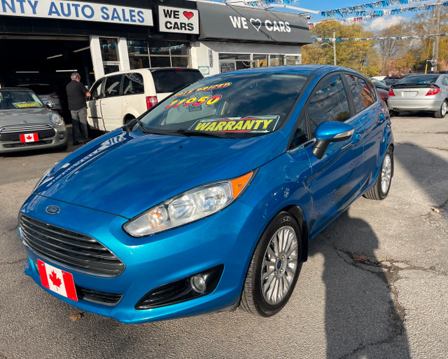 2014 Ford Fiesta TITANIUM BT REV CAM SUNROOF HEAT LEATHER...NICE in Cars & Trucks in City of Toronto