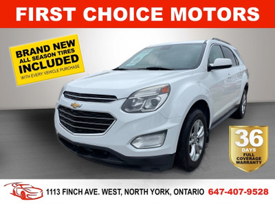 2017 CHEVROLET EQUINOX LT AWD ~AUTOMATIC, FULLY CERTIFIED WITH W
