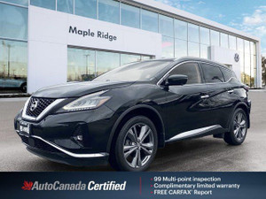 2019 Nissan Murano Platinum | Accident Free | Heated Leather | Blind Spot | Adaptive Cruise | Sunroof