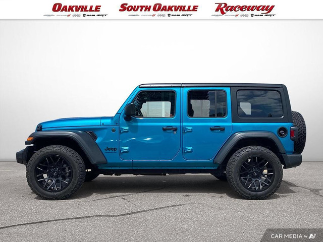 2024 Jeep Wrangler SPORT S | BIKINI PEARL | AFTERMARKET RIMS | in Cars & Trucks in Oakville / Halton Region - Image 3
