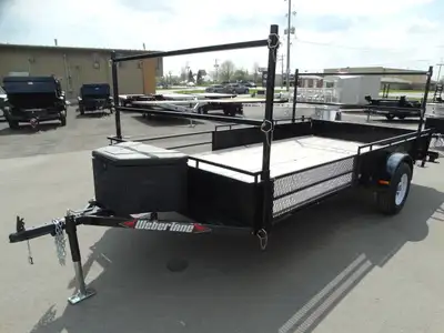 Come take a look at this 82in.in. x 14in. utility trailer with some upgrades! It has removeable side...