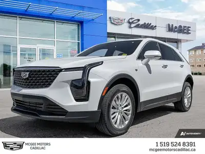 Our 2024 Cadillac XT4 Luxury AWD unlocks iconic style and upscale performance in Crystal White Trico...