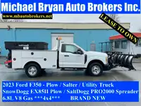 2023 FORD F350 - SNOW PLOW / SALTER / UTILITY TRUCK *BRAND NEW*