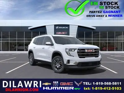 This GMC Acadia boasts a Gas 2.5L/ engine powering this Automatic transmission. WHEELS, 18 X 7.5 (45...