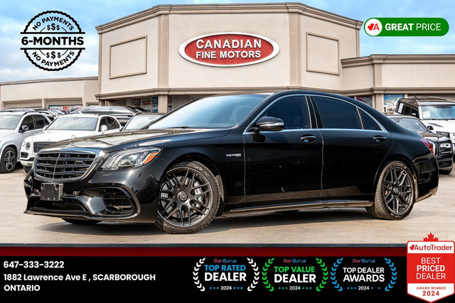 2020 MERCEDES-BENZ AMG S 63 | CARBON FIBER PKG | REAR ENTERTAINM in Cars & Trucks in City of Toronto