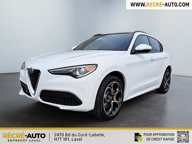 2020 Alfa Romeo Stelvio Ti Sport AWD CUIR ROUGE 280 HP 306 LBS T in Cars & Trucks in Laval / North Shore - Image 2