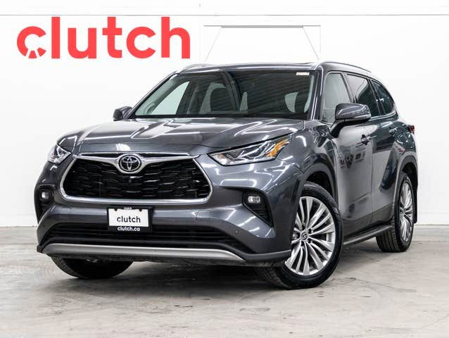 2022 Toyota Highlander Platinum AWD w/ Apple CarPlay & Android A in Cars & Trucks in City of Toronto
