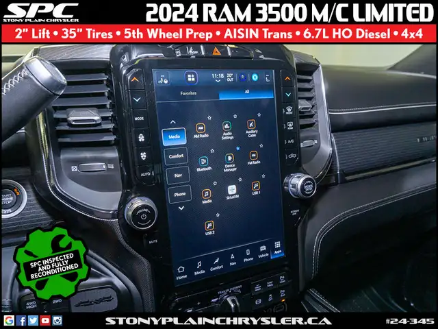 2024 RAM 3500 Limited 4x4 Mega Cab 6'4 in Cars & Trucks in St. Albert - Image 14