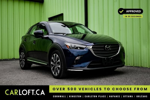 2021 Mazda CX-3 GT • SUNROOF • HUD • HEATED LEATHER • BOSE AUDIO in Cars & Trucks in Kingston