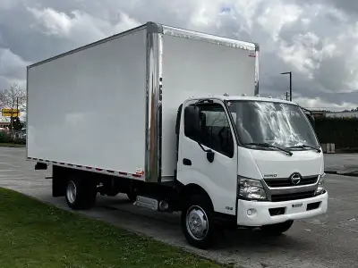 2019 Hino 195 18 Foot Cube Van with Cargo Ramps Diesel, 5.0L, 4 cylinder, 2 door, automatic, cruise...