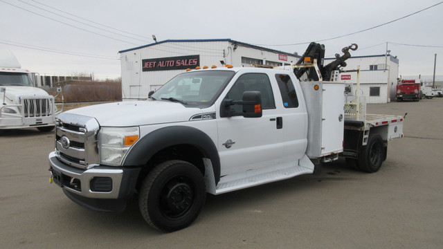 2015 Ford F-550 XLT EXTENDED CAB WITH HIAB 044 BOOM CRANE in Cars & Trucks in Edmonton - Image 2