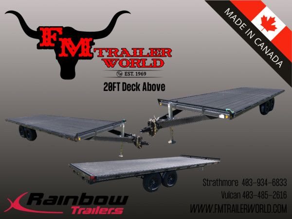 2026 Rainbow Trailers 20' Excursion Deck Above 2x5200 lb Axles in Cargo & Utility Trailers in Calgary