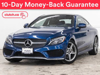 2017 Mercedes-Benz C-Class C 300 4Matic AWD w/ Rearview Cam, Dua