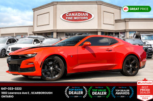 2019 Chevrolet Camaro 2SS COUPE MANUAL | HUD | SUNROOF | COOLED SEATS | ONE OWNER
