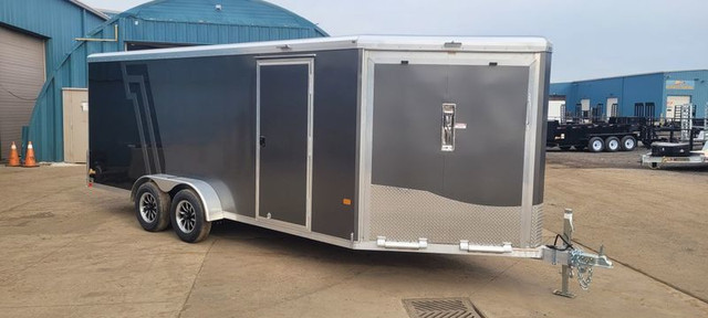 Neo NAS 7' x 22' Enclosed Aluminum Snowmobile Trailer in Cargo & Utility Trailers in Oakville / Halton Region