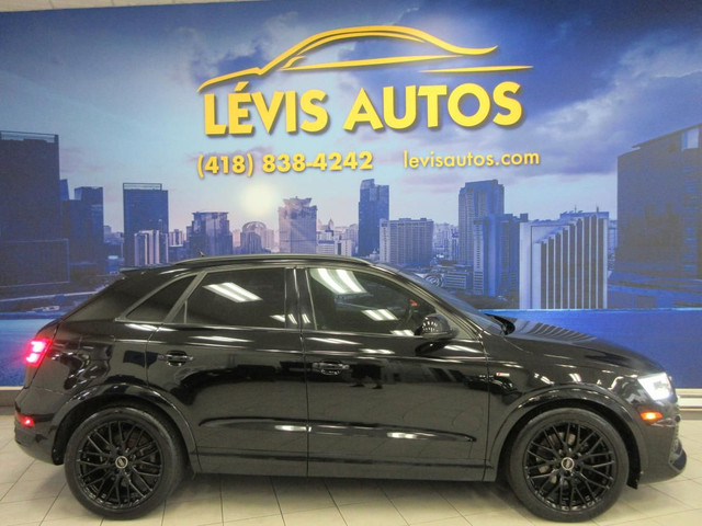 AUDI Q3 2018 TECHNIK QUATTRO GPS TOIT PANO CAMERA RECUL 106100 K in Cars & Trucks in Lévis