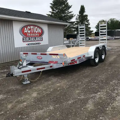 N&N 7x16 LOW PROFILE GALVANIZED CAR/EQUIPMENT HAULER WITH 15,000LB GVWR!! Upgrade to our N&N 7-ton G...