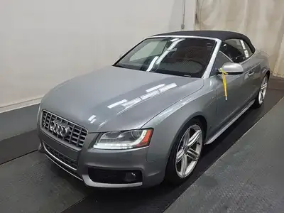 2010 AUDI S5 COUPE CARFAX VERIFIED, CLEAN TITLE ONLY 96,278KM! AUTOMATIC TRANSMISSION SILVER EXTERIO...