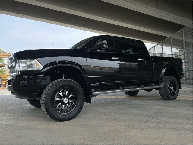 2014 Ram 3500 Longhorn Limited MEGA CAB 4WD DIESEL LIFTED TUNED in Cars & Trucks in Delta/Surrey/Langley - Image 3