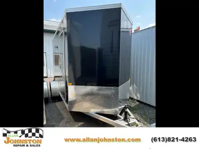 Single Axle 6x12 84" high enclosed trailer