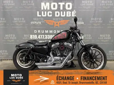 Harley-Davidson XL1200L Sportster 1200 Low 2008 18 818 KM FILTRE À AIR CUSTOM RÉSERVOIR ET AILE ARRI...