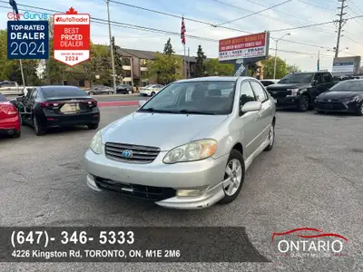Come by and check out this reliable and fuel-efficient 2003 Toyota Corolla! This compact sedan is kn...