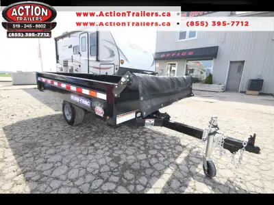 SURE-TRAC 4.5" X 8" LOW PROFILE HYDRAULIC DUMP/UTILITY TRAILER!! We offer financing from $0 down (on...