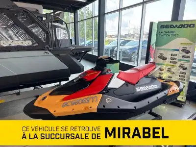 MOTOMARINES SEA DOO Spark pour 3 2024: Numéro d'inventaire: U60702 Consultez l'inventaire complet de...