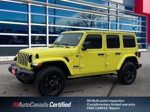 2023 Jeep Wrangler Sahara Altitude | Leather | Nav | Haeted Seats | Apple Carplay | Android Auto | Heated Steering |