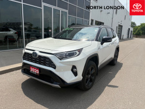 2020 Toyota RAV4 Hybrid XLE RARE FIND - WHITE/BLACK ROOF - ON...