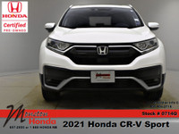 Recent Arrival! 2021 Honda CR-V Sport White AWD CVT 1.5L I4 Turbocharged DOHC 16V LEV3-ULEV50 190hp... (image 8)