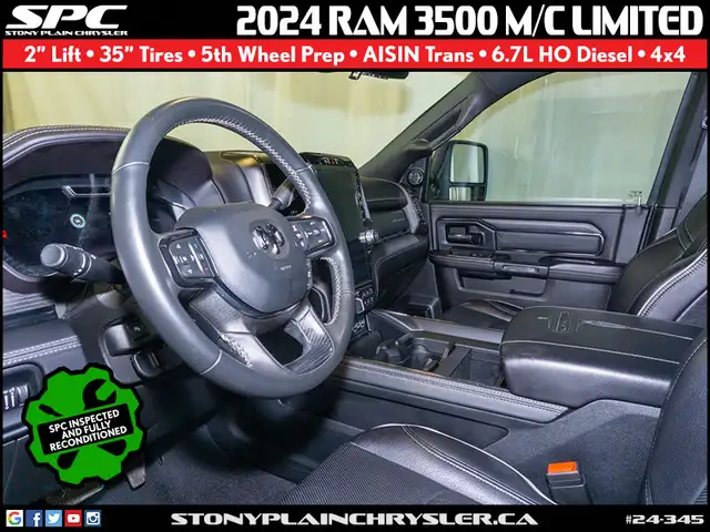 2024 RAM 3500 Limited 4x4 Mega Cab 6'4 in Cars & Trucks in St. Albert - Image 10