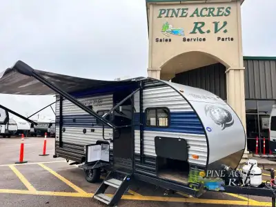 Forest River Cherokee Wolf Pup travel trailer 16BHS highlights: Bunk Beds Solar Panel System A/C und...