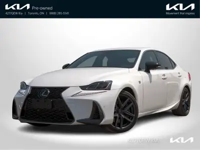 This 2019 Lexus IS 300 F SPORT 2 asserts its dominance on the road with a daring and athletic stance...