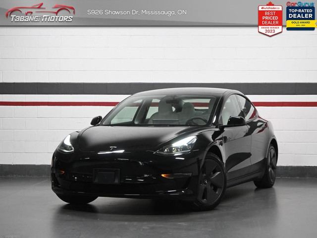 2023 Tesla Model 3 Standard Range Plus No Accident White Leather in Cars & Trucks in Mississauga / Peel Region